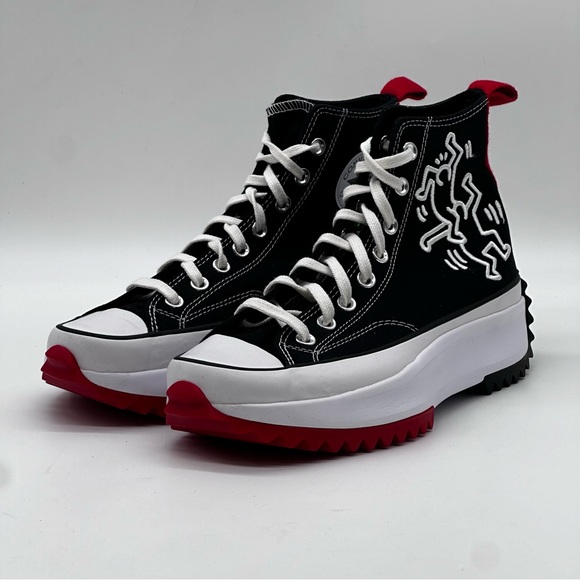 Converse X Keith Haring Run Star Platform Sneakers. Size 10.5 - Picture 3 of 10